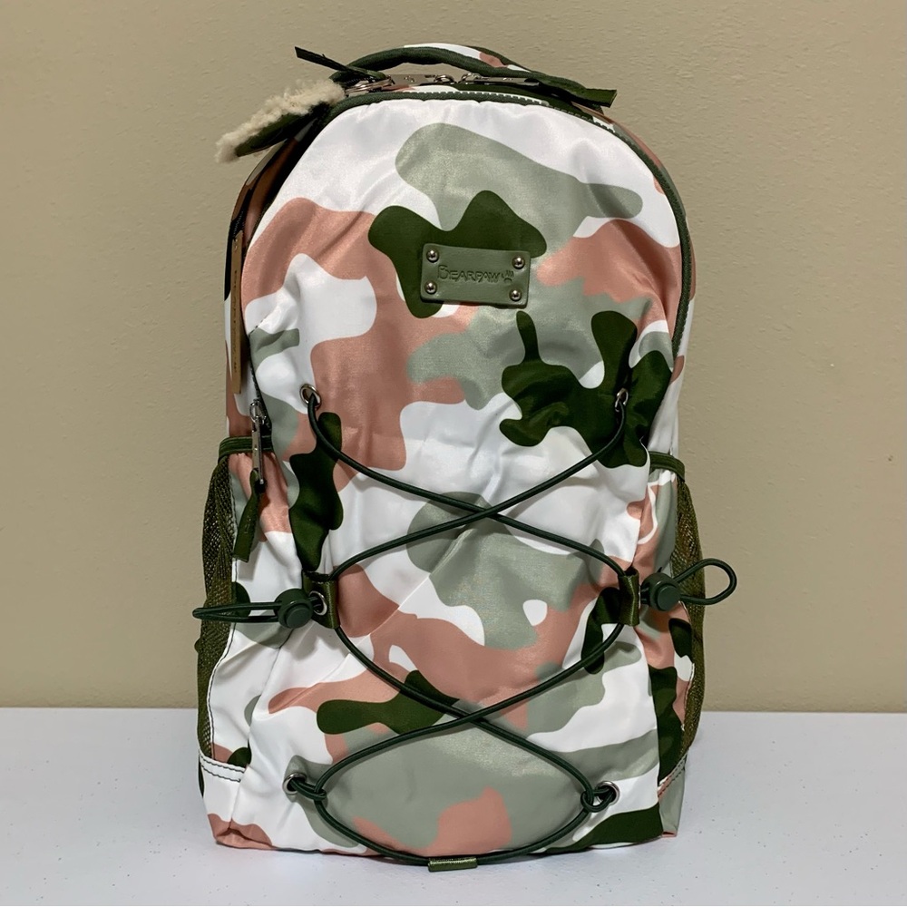 BearPaw Zip-Around Camouflage Backpack-NWT